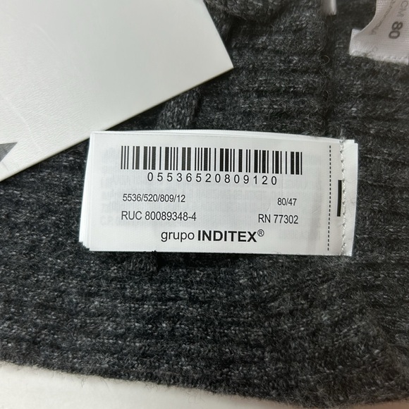 Zara leggings infant size 9-12 mos. Dark grey NWT - Picture 4 of 10